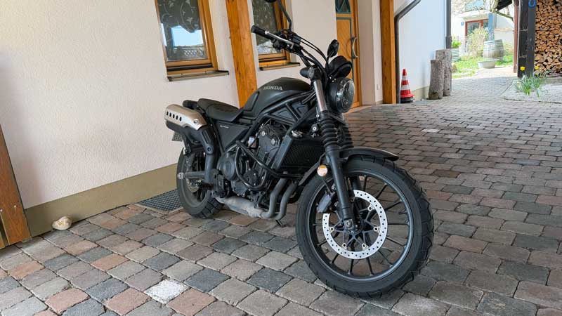 Cruiser Motorrad Fahrschulfahrzeug