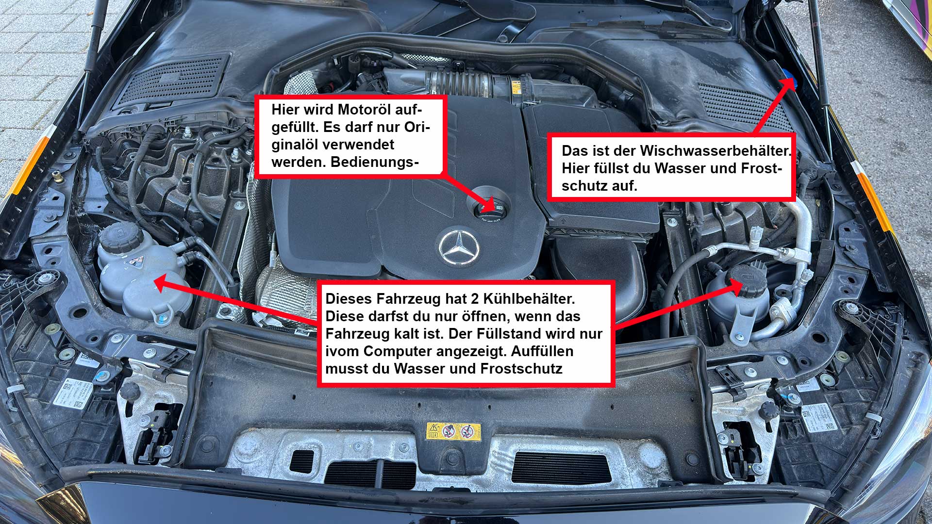 Alles was unter der Motorhaube ist