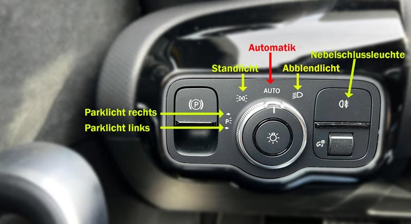 Lichtschalter - Schalterstellungen