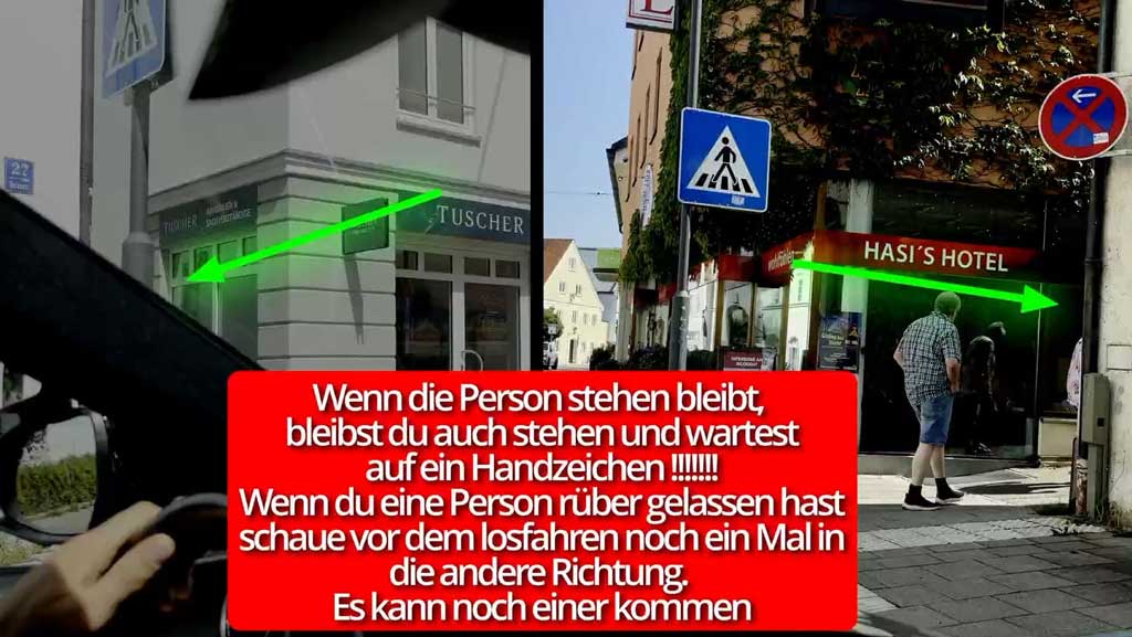Fußgängerüberweg Grafing Eisdiele