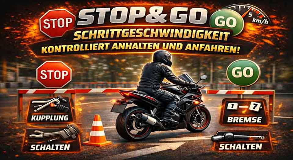 Langer Slalom mit 30km/h 