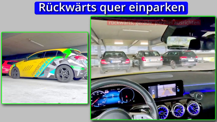 rückwärts quer einparken